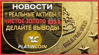 Золотые монеты  активы ¦ Криптосистема PlatinCoin ¦ PLC Платинкоин ¦ Platin Genesis Алекс Райнхардт [upl. by Leuamme]