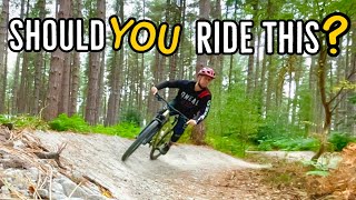 Riding the New Blue Trail at Sherwood pines on my Voodoo Bizango Pro [upl. by Derag264]