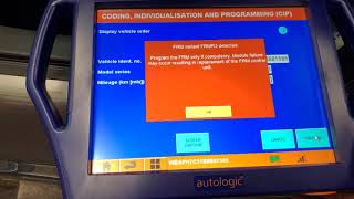 Autologic Bluebox 2011 BMW 328i programing SRS module [upl. by Llenej]