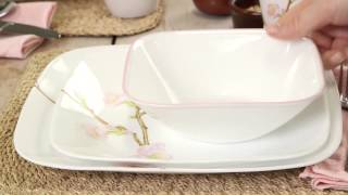 Corelle  Cherry Blossom 16 Piece Dinnerware Set [upl. by Notsej]