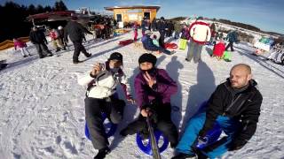 Rodelbahn Winterberg Piste 1  28 jan 2017 [upl. by Miltie]