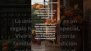 Versículos Bíblicos Sobre La Familia Dia 16 quotSalmo 1331quot [upl. by Shererd580]