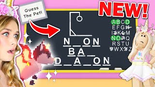 NEW HANGMAN MINI GAME In Adopt Me Roblox [upl. by Bollen]