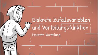 Diskrete Verteilung  Diskrete Zufallsvariablen und Verteilungsfunktion [upl. by Shornick701]