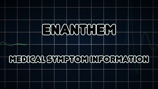 Enanthem Medical Symptom [upl. by Olnek]