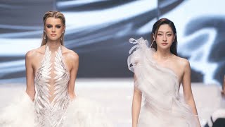 Lương Thùy Linh đọ trình catwalk cùng đương kim Miss World trong BST của Lê Thanh Hoà [upl. by Eladal82]