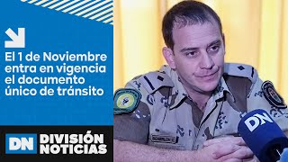 El 1 de Noviembre entra en vigencia el documento único de tránsito  Cristian Schierloh  DN [upl. by Luna]