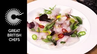 How to make a sea bass carpaccio [upl. by Tatum878]