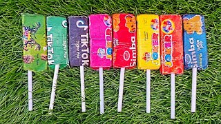 Lollipops Unpacking ASMR 🍭 Chupa Chups Big Babol Alpenliebe Lollipop Watermelon Lollipop [upl. by Eiveneg]