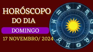 HORÓSCOPO DO DIA DOMINGO 1711 2024 TODOS OS SIGNOS [upl. by Mellman596]