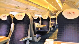 4K Virgin Trains From London to Glasgow in First Class 281119 [upl. by Retsek]