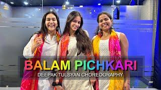 Balam Pichkari  Easy Dance Steps  Holi Celebration at G M Dance Centre  Akshita Aanya Khushi [upl. by Assisi]