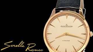 JaegerLeCoultre Master Ultra Thin 41 mm Automatique Rose Gold [upl. by Oidualc92]