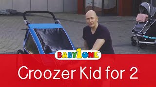 Croozer Kid for 2 Fahrradanhänger [upl. by Meekar]