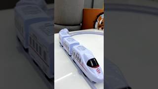 HighSpeed Railway Train Simulation Bullet Train Die cast Model toy [upl. by Ynnij]