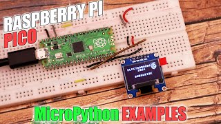 Raspberry Pi PICO  Starting With MicroPython  Examples  I2C OLED ADC PWM [upl. by Crandall18]