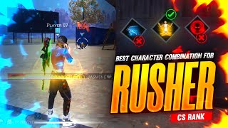 CS Rank Best Character Combination  Best Character Combination For Rushers CS Rank Tips and Tricks [upl. by Eniale]