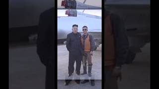 Chairperson and pilot close kimjongun northkorea southkorea war ukraine viralvideo fyp [upl. by Galatia153]