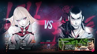 going against fujins is scary  Lili vs Feng Tekken 8 [upl. by Amando]