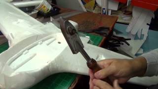 How to Repair a Foam Airplane With Lamination Film [upl. by Pudendas130]