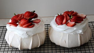 How to make meringue cake pavlovaseasy recipe [upl. by Lamp507]