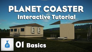 Planet Coaster Interactive Tutorial Park Ep 1  Basic Buildings [upl. by Zeb]