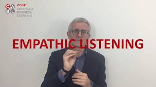 Applying Empathic Listening In Under 2 Minutes by Giuseppe Conti [upl. by Neelie]