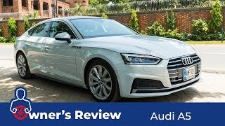 Audi A5 2019  Owners Review Specs Features amp Price in Pakistan  PakWheels [upl. by Ajnos691]