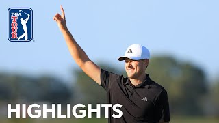 Ludvig Åberg claims first PGA TOUR win  Round 4  The RSM Classic  2023 [upl. by Livvie]