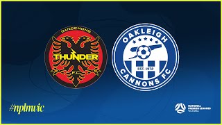 2024 NPLMVIC Oakleigh Cannons v Dandenong Thunder [upl. by Ylremik229]