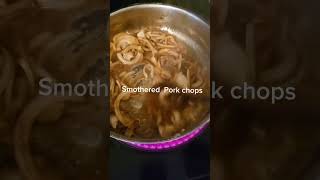 smothered Pork chops theglammboss smotheredporkchops [upl. by Elly]