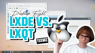 Linux Desktopumgebung LXQt vs LXDE [upl. by Anamuj]