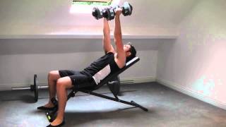 Dumbbell Chest Press  Incline amp Twist [upl. by Enehs228]