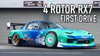 4 ROTOR RX7 FIRST TEST AT LZ WORLD TOUR  RX7 Rebuild Part 4 [upl. by Rock]