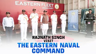 Live RM Rajnath Singh visit the Eastern Naval Command and review the Defence preparedness [upl. by Etnahsal]