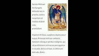 Sancte Michael Archangele defendenos in proelio [upl. by Teiv103]