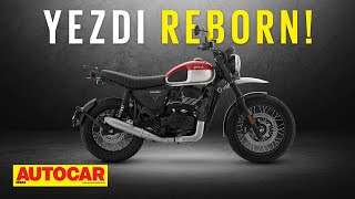 Yezdi is back All details on new Yezdi Adventure Scrambler and Roadster models  Autocar India [upl. by Ahsaeyt]