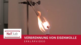 Erklärung zu „glühende Verbrennung von Eisenwolle“ [upl. by Aamsa565]