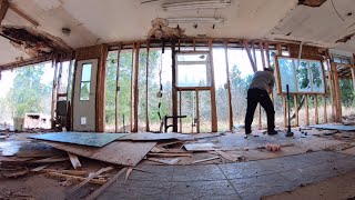 Tear Down Full TIME LAPSE of Mobile Home Demolition [upl. by Aleira84]