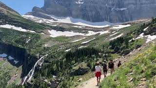 Gorgeous views along Grinnell glacier hike [upl. by Johst]