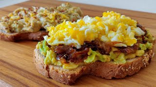 Avocado Toast Recipe • Avocado Toast with Egg [upl. by Sivi171]