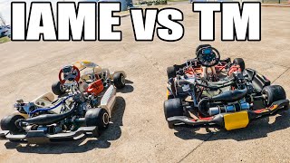 IAME super shifter vs TM kz10  Circuito Castroponce [upl. by Ohce568]