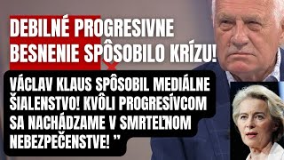 Prefackal drzých Progresívcov Václav Klaus rozpútal PEKLO pred kamerami Kvôli progresívcom sme v [upl. by Swift]