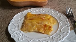 Lasagne con la zucca Ricetta della Nonna [upl. by Reyam592]