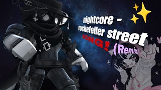 nightcore  rockefeller street Remix  ROBLOX [upl. by Retsek]