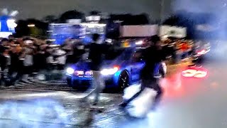 Squeeze Benz Went STUPID Leaving Insane Car Meet [upl. by Matusow]