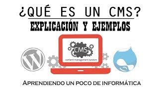 ¿Qué es un CMS  Explicación y ejemplos  Sistema de gestión de contenidos [upl. by Laamak542]