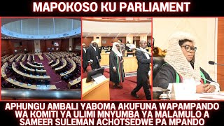 MALAWI PARLIAMENT  MKUMANOWU UNATHERA PANJIRA KAMBA KAMAPOKOSO KUTI SAMEER ACHOTSEDWE PAMPANDO [upl. by Tj447]