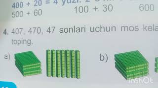 2SINFMATEMATIKA45 DARS3 XONALI SON ÓQILISHI VA YOZILISHI [upl. by Joleen398]