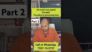 Uk visitor visa refusal procedure and Processing time  uk visitor visa refuse appeal  Part 2 [upl. by Essiralc]